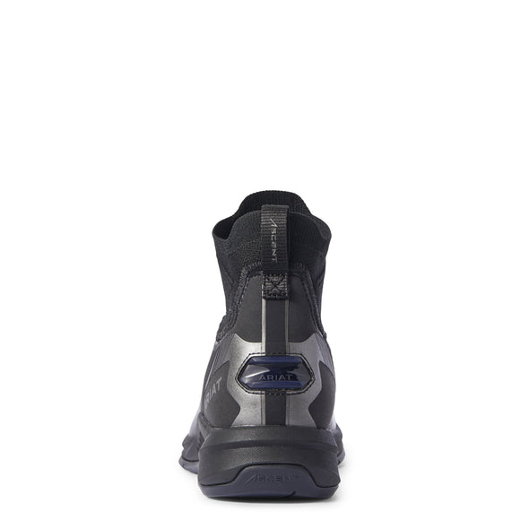 Women's Ascent Paddock Boots in Black, 10031592 Ariat heel