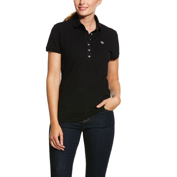 Ariat Women's Prix 2.0 Polo Black 10030467