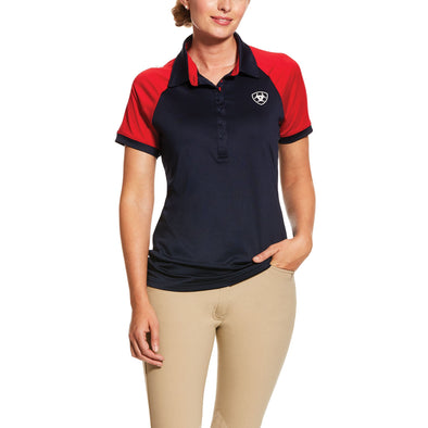 Women's Team 3.0 Polo Shirt in Navy Blue,10030552 Ariat