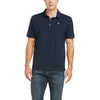 Men's Medal Button Polo Shirt in Navy Blue 10035315 Ariat