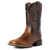 Men's Sport Wide Square Toe Western Boots in Tan Bomber 10035996 Ariat