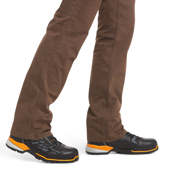 Men's Rebar M4 Low Rise DuraStretch Made Tough Stackable Straight Leg Pants in Wren 10034622 Ariat details 2