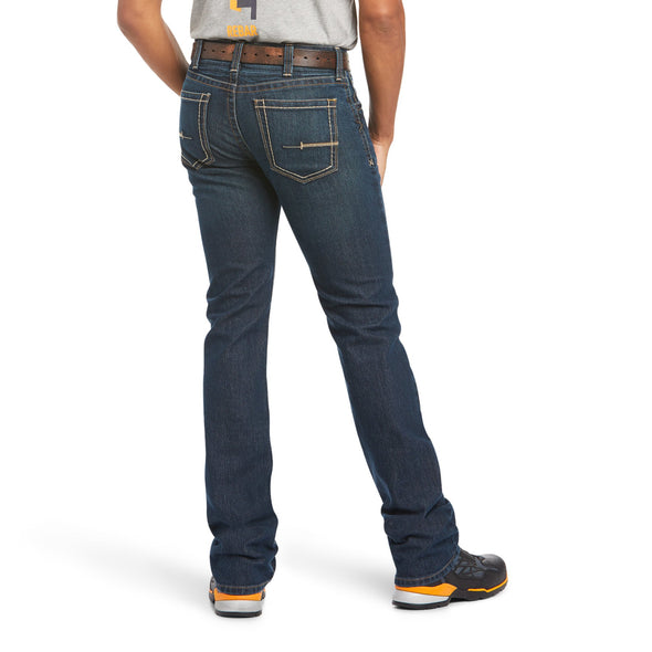 Men's Rebar M7 DuraStretch Edge Stackable Straight Leg Jeans in Bodie&nbsp;10034628 Ariat back