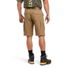 Men's Rebar DuraStretch Made Tough Cargo Shorts in Field Khaki 10034680 Ariat back