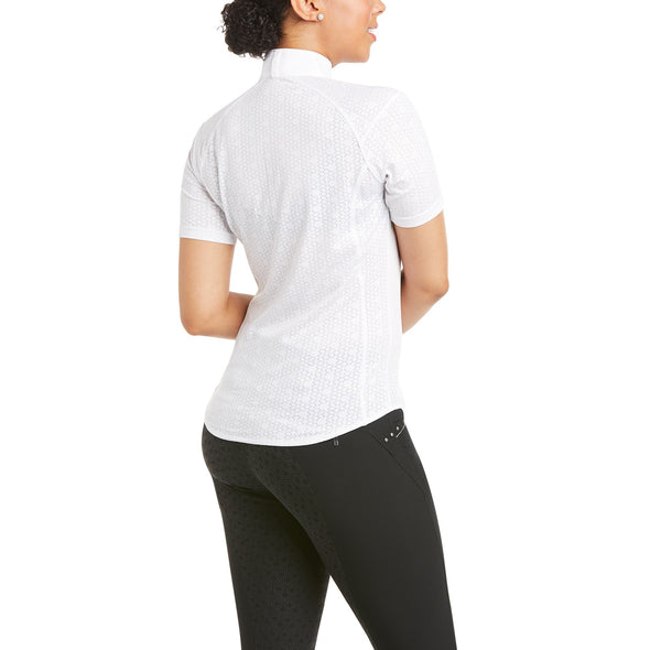 Women's Showstopper Show Shirt in White,10035263 Ariat back