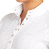Women's Showstopper Show Shirt in White,10035263 Ariat detail