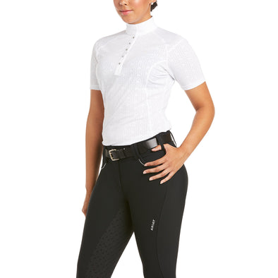 Women's Showstopper Show Shirt in White,10035263 Ariat