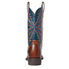 Women's West Bound Western Boots in Russet Rebel 10035986 Ariat heel