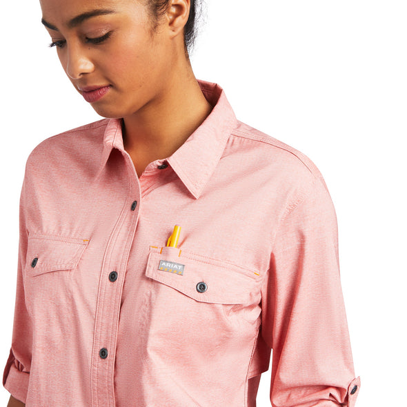 Rebar Made Tough Venttek Durastretch Work Shirt
