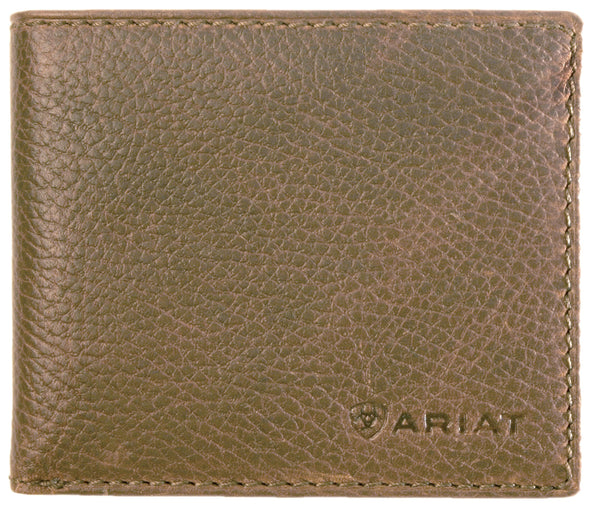 Ariat Logo Wallet Distressed Brown